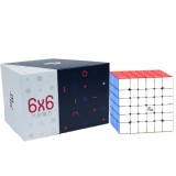 Cub tip Rubik YJ MGC 6x6x6 (Magnetic), color, jucarie educativa
