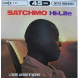 Vinil &quot;Japan Press&quot; Louis Armstrong &ndash; Satchmo Hi-Lite 45 RPM (G+)