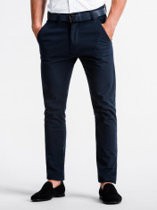 Pantaloni premium, casual, barbati - P830-bleumarin foto