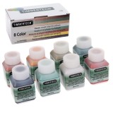 Vopsele acrilice metalice pentru aerograf spray 8 culori 8x30ml Fengda Timbertech