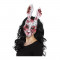 Masca Evil Bunny pentru carnaval, vinil, 17x18 cm