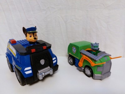 Set masinute Paw patrol original Chase si Rocky foto