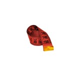 Cumpara ieftin Metru Croitorie 150cm Roz cu Varfuri Metalice, Numere Mari, Latime 1.3cm - Ideal pentru Masuratori Precise