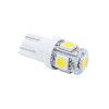Комплект 2 LED крушки T10 5 led SMD 5050 10714W, 24V, 6000k, бяла светлина
