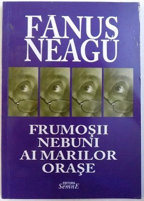 FRUMOSII NEBUNI AI MARILOR ORASE de FANUS NEAGU , 2009 , prezinta halouri de apa foto