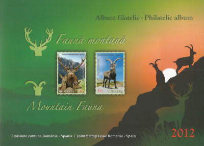 |Romania, LP 1954b/2012, Emisiune comuna Romania - Spania, album filatelic foto