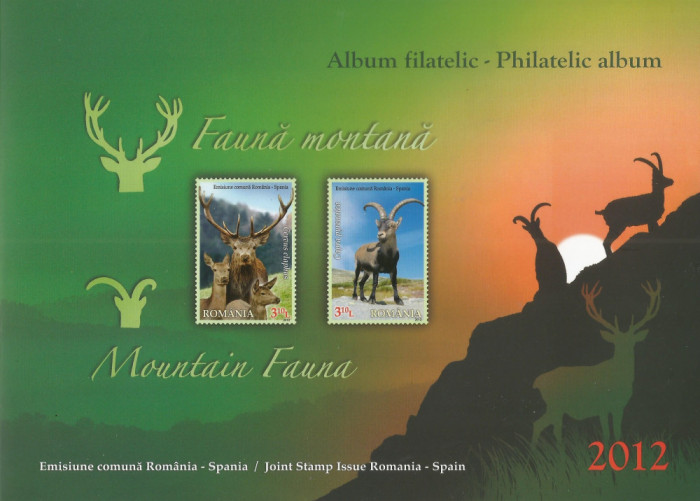 |Romania, LP 1954b/2012, Emisiune comuna Romania - Spania, album filatelic