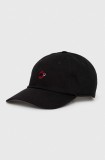 Mammut sapca culoarea negru, neted