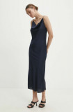 Cumpara ieftin Answear Lab rochie culoarea albastru marin, maxi, drept
