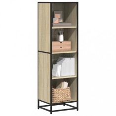 vidaXL Bibliotecă, stejar sonoma, 40x35x139 cm, lemn prelucrat