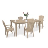 Cumpara ieftin Set mobilier de grădină Futorini 4+1 cappuccino