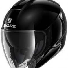 Casca Moto Shark Citycruiser Blank Negru Marimea S HE1920E-BLK-S