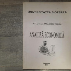 Analiza economica de Tanasescu Rodica