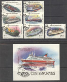Madagascar 1994 Ships, set+perf.sheet, used AH.057