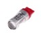 Bec LED Auto Rosu T20 W21W Canbus 80W, CREE, 12V-24V, Fara Polaritate, Intensitate Unica