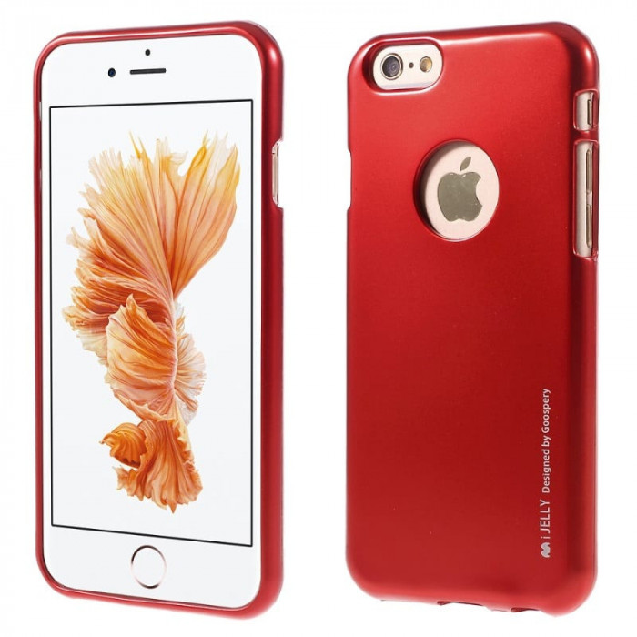 Husa Silicon Apple iPhone SE 2 2020 Mercury Red