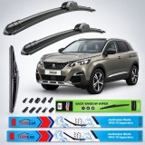 Cumpara ieftin Ștergătoare auto Peugeot 3008 II (2016-2020) TeamCar Set Complet 700mm/400mm/230mm Negru OE: 1616853280
