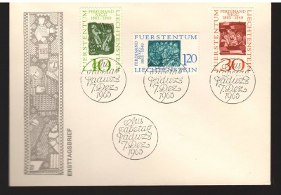 CPIB17031 INTREG POSTAL - LIECHTENSTEIN. ERSTTAGSBRIEF, 1965 foto