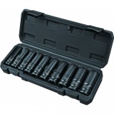 Set 10 chei tubulare lungi de impact 1/2 10-24 mm Topmaster
