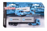 Cumpara ieftin Majorette Transportor Maersk Volvo Crafter Si Airbus
