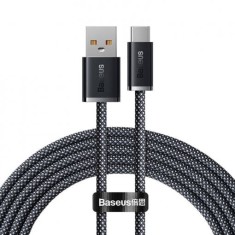 CABLU alimentare si date Baseus, Dynamic Fast Charging Data Cable pt. smartphone, USB (T) la USB Type-C (T), 100W, braided, 2m, gri, &amp;quot;CALD000716&amp;quot; (inc foto