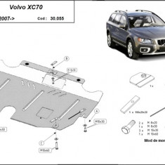 Scut motor metalic Volvo XC70 2007-2016