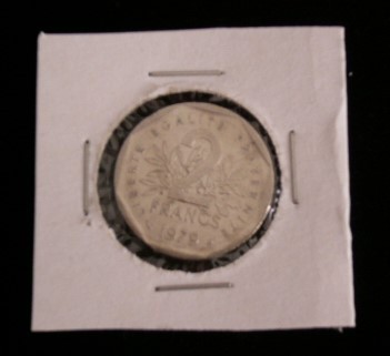 M3 C50 - Moneda foarte veche - Franta - 2 franci - 1979 foto