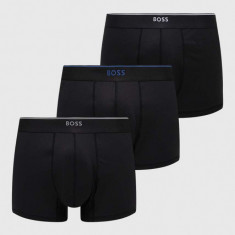 BOSS boxeri 3-pack barbati, culoarea negru