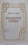 POVESTEA VORBII-ANTON PANN
