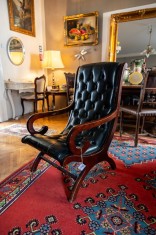 Fotoliu Chesterfield stil Regency