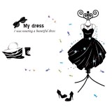 Cumpara ieftin Sticker decorativ, Moda, My dress, 110 cm, 1418ST, Oem