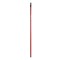 Coada Cauciucata Metalica, 120 cm, Rosie, Matura si Mop, Coada Metalica cu Filet si Agatatoare, Coada Matura, Coada Mop, Cozi Metalice, Coada Metalica