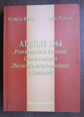 Florian Banu - Aprilie 1964 foto