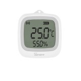 Senzor smart SONOFF temperatura si umiditate Zigbee 3.0 cu ecran LCD 2.2 inch si protectie IP65 pentru monitorizare ambientala (SNZB-02WD)