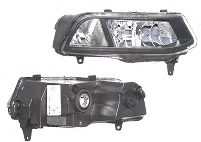 Proiector ceata Volkswagen Polo (6r), 05.2014-, fata, Dreapta, cu lumini de curbe; H8; cu becuri;