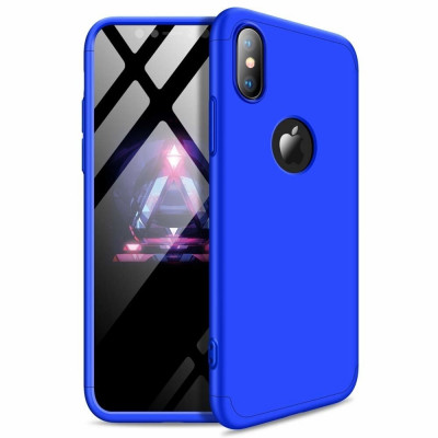 Husa APPLE iPhone XS Max - GKK 360 Full Cover (Albastru) foto