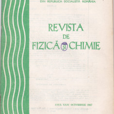 Revista De Fizica Si Chimie - Anul XXIV, Nr.:10 , OCTOMBRIE 1987