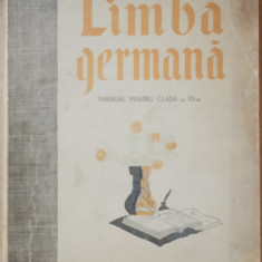 LIMBA GERMANA - MANUAL PENTRU CLASA A VI-A - BASILIUS ABAGER, 1963