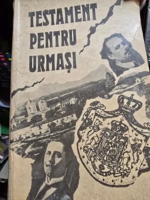 TESTAMENT PENTRU URMASI - PANTELIMON HALIPA, ANATOLIE MORARU foto