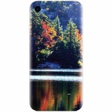 Husa silicon pentru Apple Iphone 6 / 6S, Lake Minnewaska Autumn