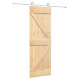 Cumpara ieftin Usa glisanta cu set de feronerie 70x210 cm, lemn masiv de pin