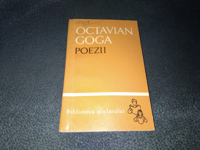 OCTAVIAN GOGA - POEZII foto