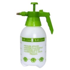 Pompa manuala pentru stropit, capacitate rezervor 1.5L, din plastic cu tija metalica, alb/verde