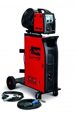 Aparat de sudura TELWIN tip MIG-MAG TIG MMA ELECTROMIG 550 SYNERGIC AQUA foto