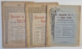 SPICUITOR IN OGOR VECIN , STIRI ISTORICO - LITERARE DESPRE NOI SI VECINI , ANUL I , FASCICULELE 1-3 / 4-12 , 1920 si NR. 3 DIN 1924 , 3 CARTI