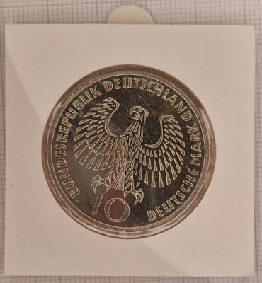 Germany, Germania, 10 MArk 1972, KM#135, argint, foarte buna, comemorativa foto