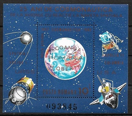 Romania 1982 - Cosmos bloc neuzat,perfecta stare(z)