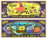 SUA = FANTASY NOTE (TJ6) = DESENE ANIMATE : SPONGE BOB SQUARE PANTS - 2012 - UNC