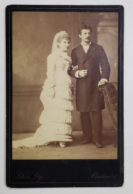 MIRI POZAND IN STUDIO , FOTOGRAFIE CABINET , CCA. 1900 foto