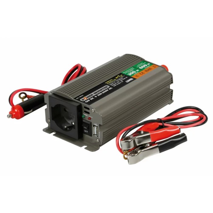 Invertor curent de la 12V la 220V 300W Garage AutoRide